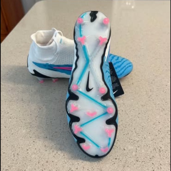 Nike Phantom GX Elite DF FG P - Baltic Blue, Pink Blast, White - Picture 3 of 4